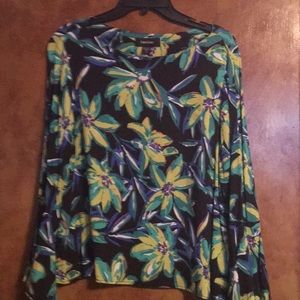 Karen Kane floral top.